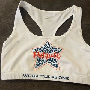 BCG White Low-Support Sports Bra